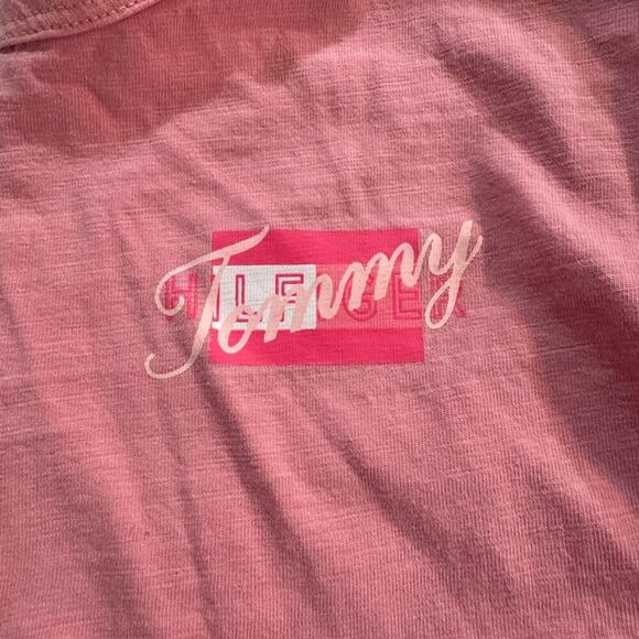 Tommy Hilfiger Toddler Pink Toddler Girl Logo Tee 2T - Picture 4 of 4